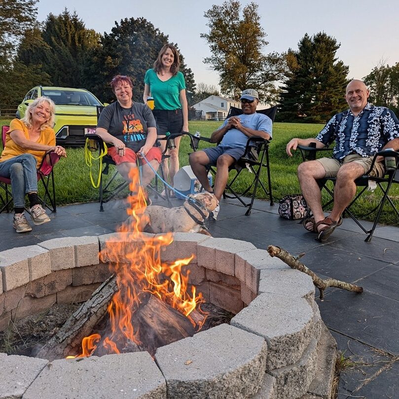June Faith by the Fire